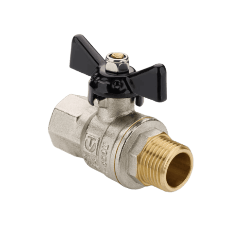 Кран шаровый Valtec «PERFECT-ГОСТ» ВР-НР ручка-бабочка